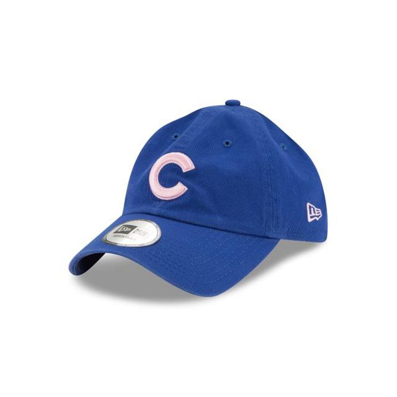 MLB Chicago Cubs Logo Casual Classic Adjustable (MLQ3656) - Blue New Era Caps